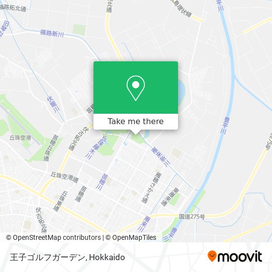 王子ゴルフガーデン map