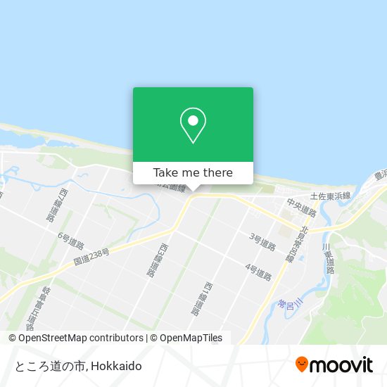 ところ道の市 map