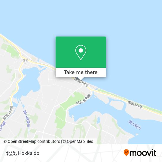 北浜 map