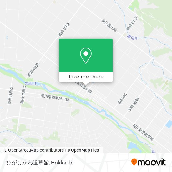 ひがしかわ道草館 map