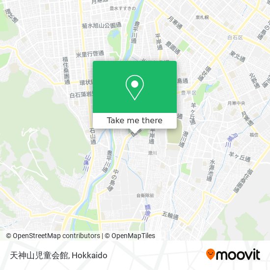 天神山児童会館 map