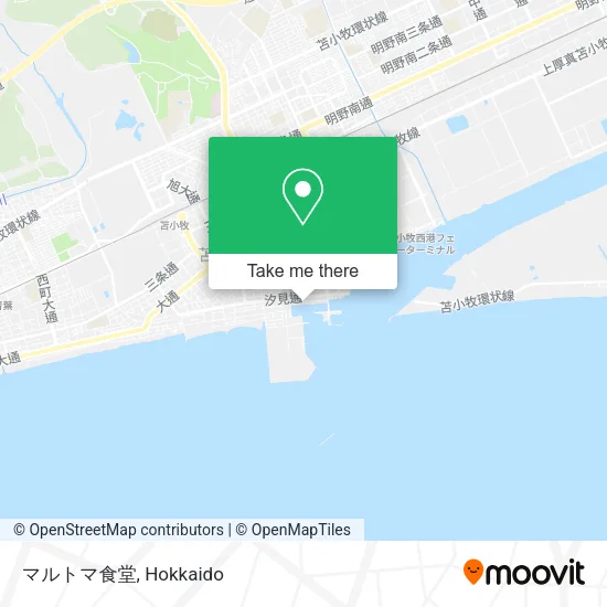 マルトマ食堂 map