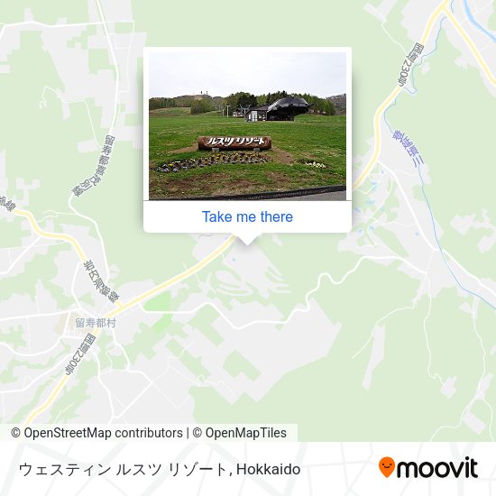 ウェスティン ルスツ リゾート map