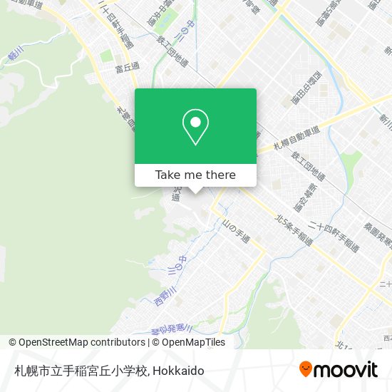 札幌市立手稲宮丘小学校 map