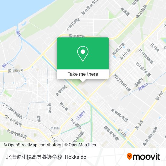 北海道札幌高等養護学校 map