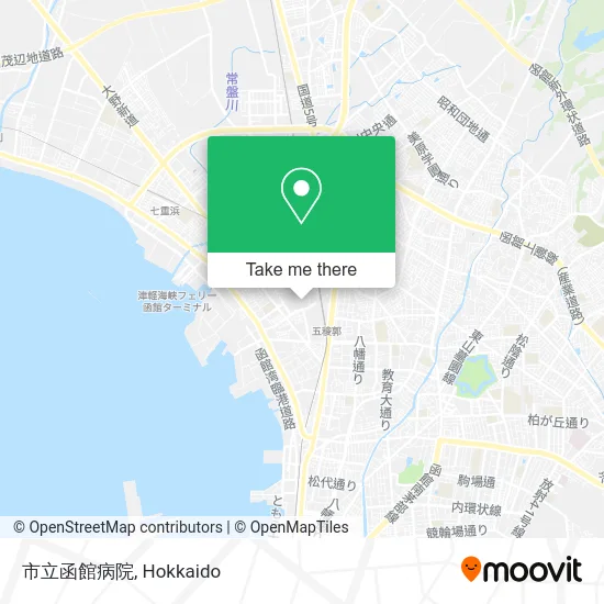 市立函館病院 map