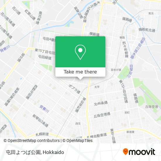 屯田よつば公園 map