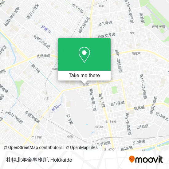 札幌北年金事務所 map