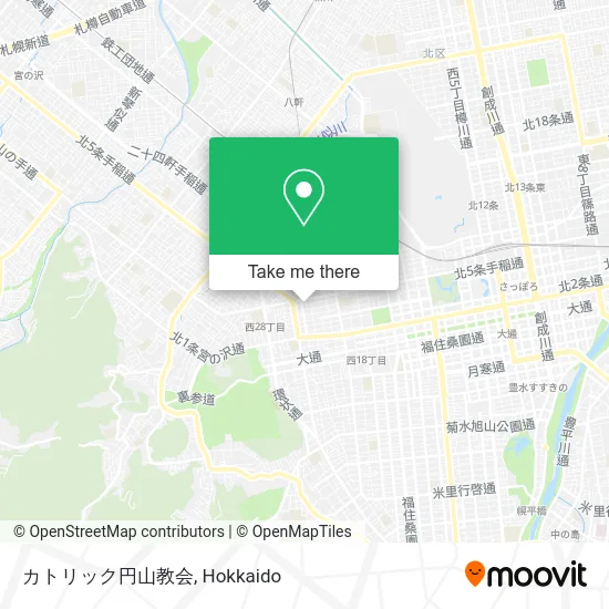 カトリック円山教会 map