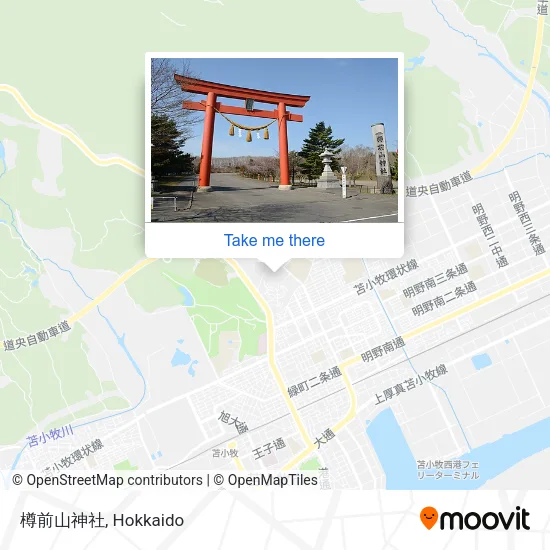 樽前山神社 map