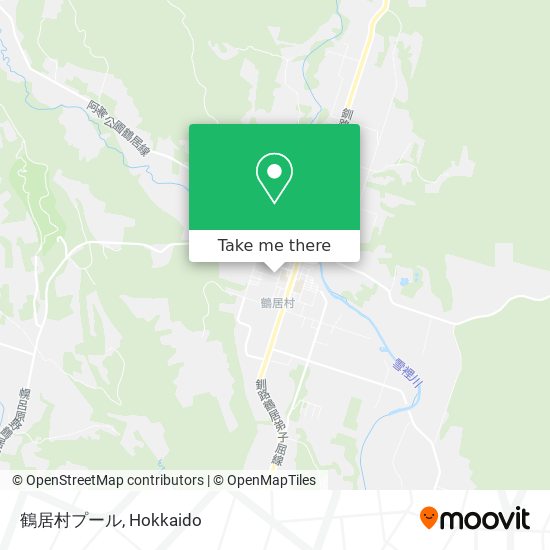 鶴居村プール map