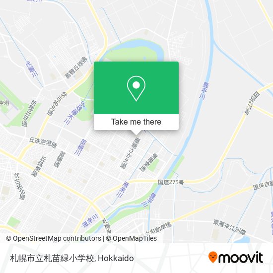 札幌市立札苗緑小学校 map