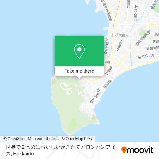 World's Second Most Delicious Fresh Baked Melon Bread Ice Cream map