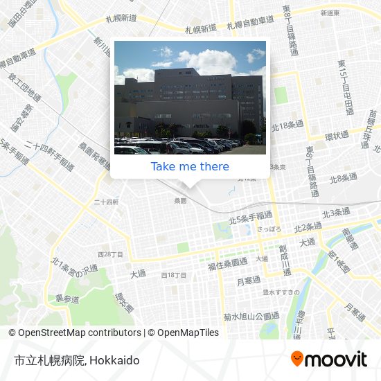 市立札幌病院 map