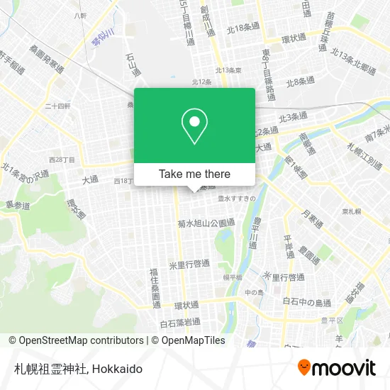 札幌祖霊神社 map