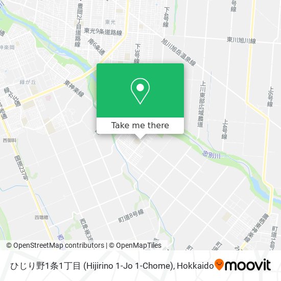 ひじり野1条1丁目 (Hijirino 1-Jo 1-Chome) map