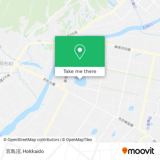 宮島沼 map
