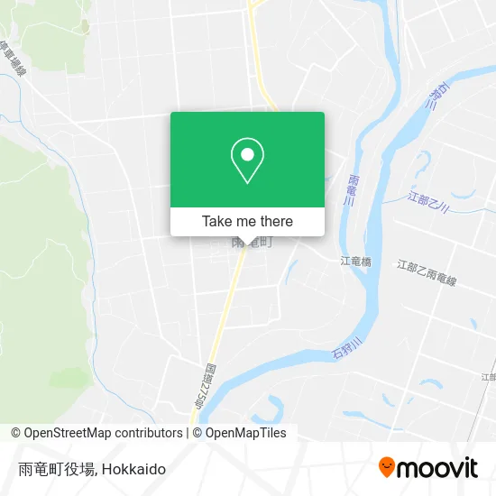 雨竜町役場 map