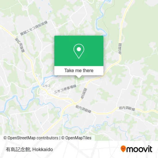 有島記念館 map