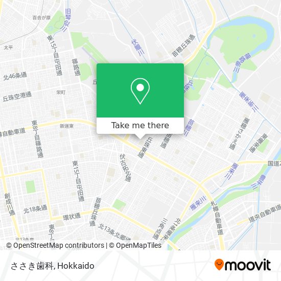 ささき歯科 map