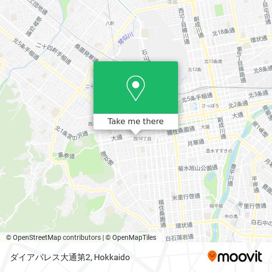 ダイアパレス大通第2 map