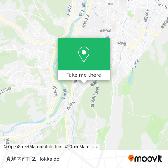 Makomanai South Town 2 map