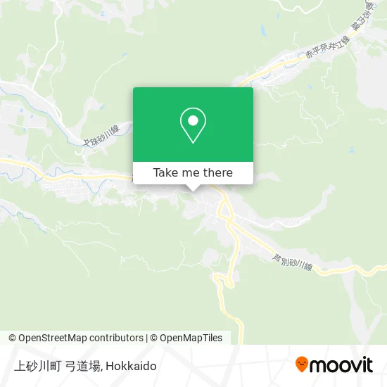 上砂川町 弓道場 map