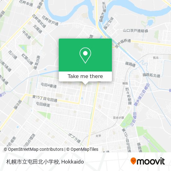 札幌市立屯田北小学校 map