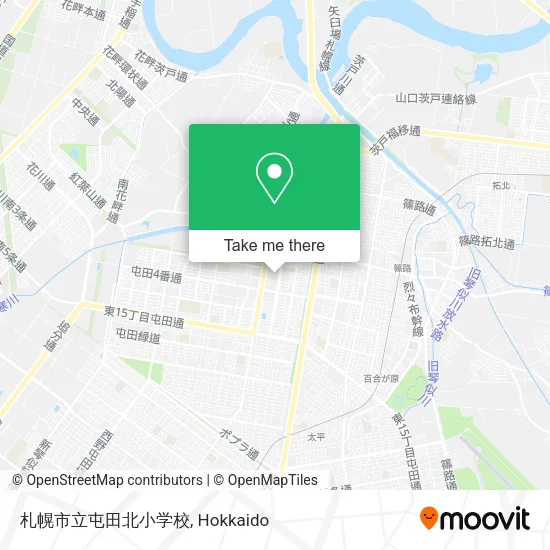 札幌市立屯田北小学校 map