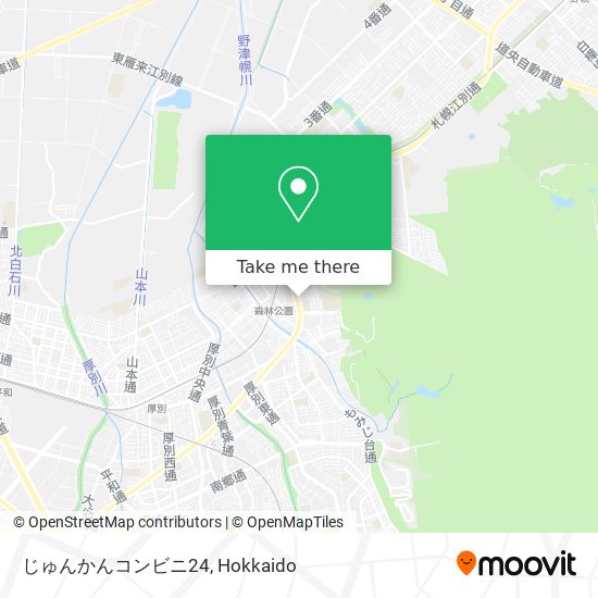 じゅんかんコンビニ24 map