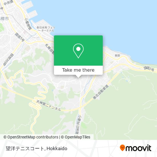 望洋テニスコート map