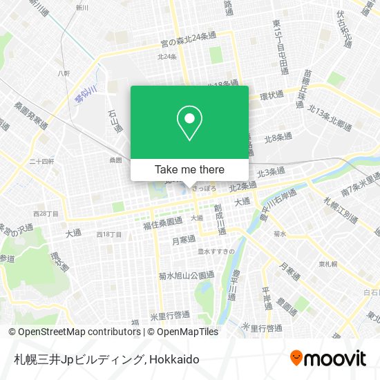 札幌三井Jpビルディング map