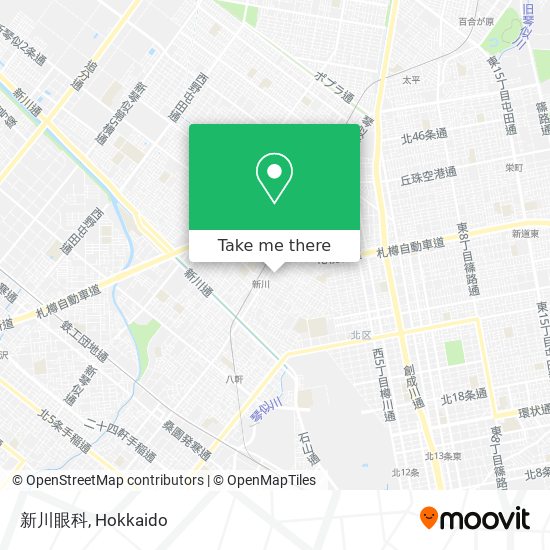 新川眼科 map