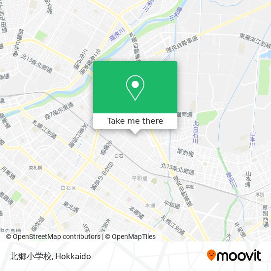北郷小学校 map