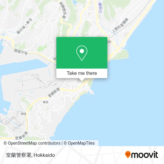 Muroran Police Station map