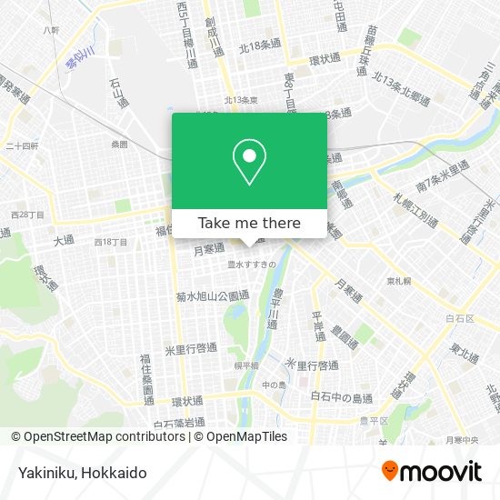 Yakiniku map