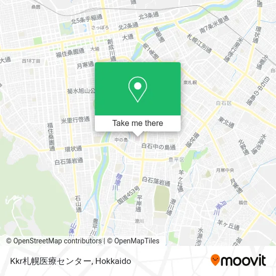 Kkr札幌医療センター map