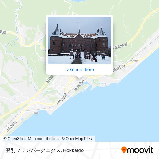 登別マリンパークニクス map