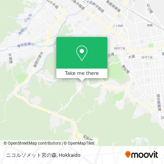 ニコルソメット宮の森 map