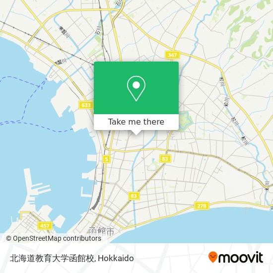 How To Get To 北海道教育大学函館校 In 函館市 By Bus Moovit