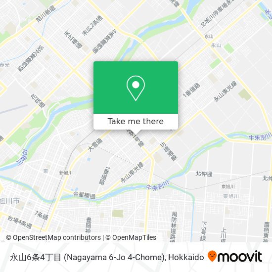 永山6条4丁目 (Nagayama 6-Jo 4-Chome) map