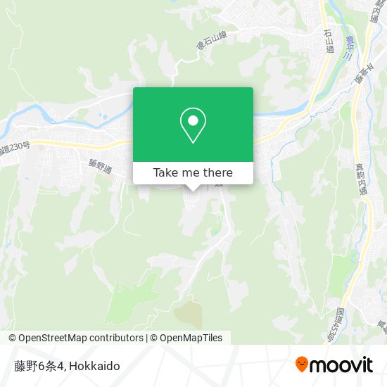 藤野6条4 map