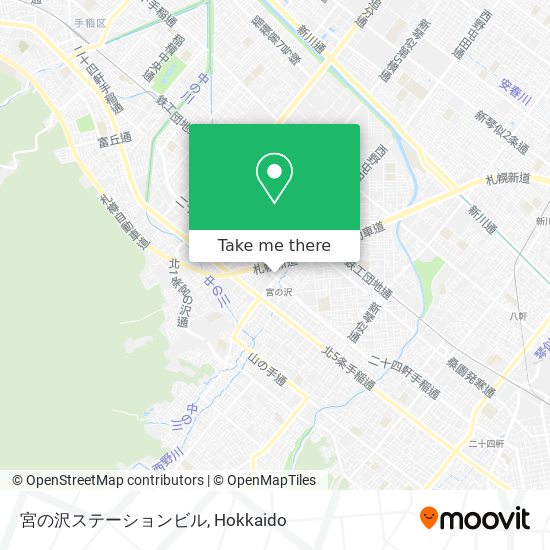 宮の沢ステーションビル map