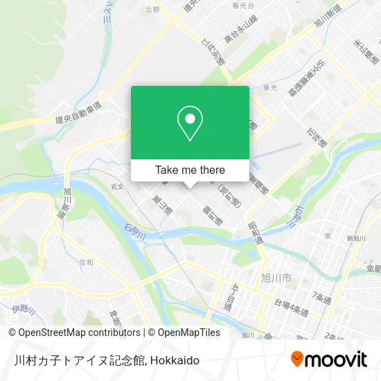 川村カ子トアイヌ記念館 map