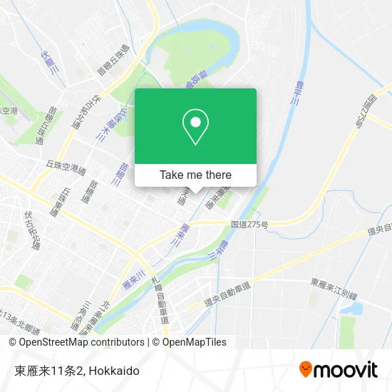 East Ganare 11th Street 2 map