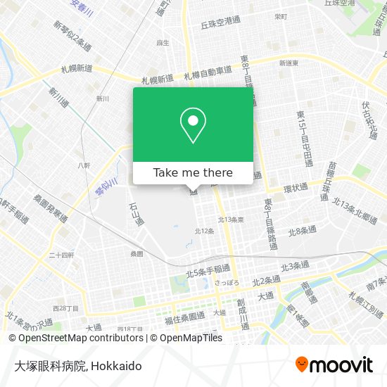 大塚眼科病院 map
