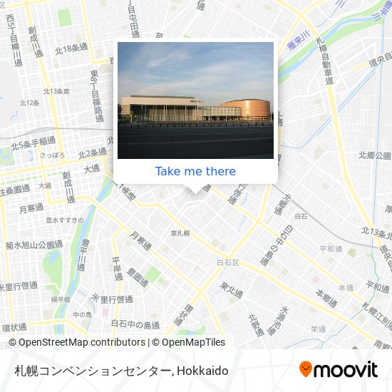 札幌コンベンションセンター map