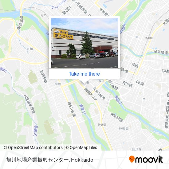 旭川地場産業振興センター map
