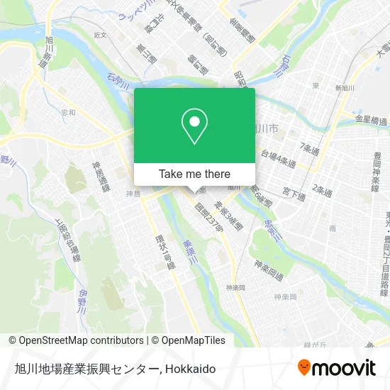 旭川地場産業振興センター map
