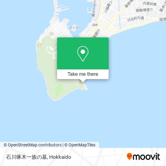 石川啄木一族の墓 map